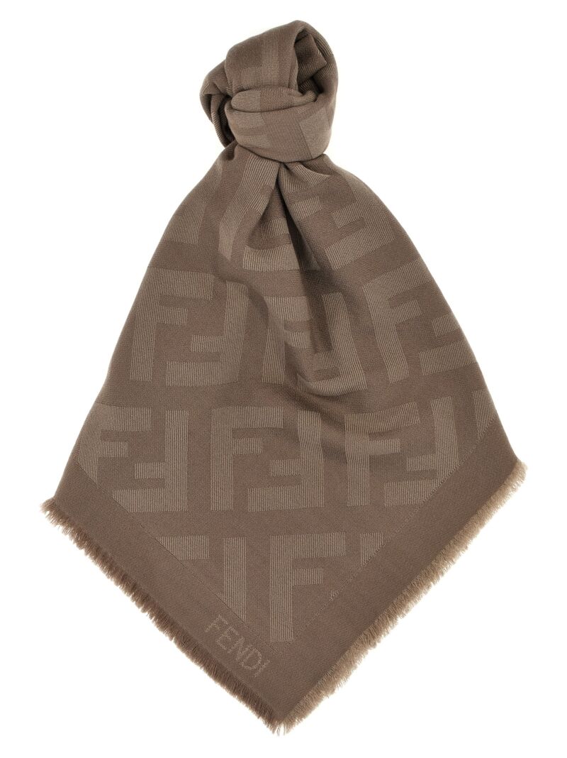 'FF' shawl FENDI Gray