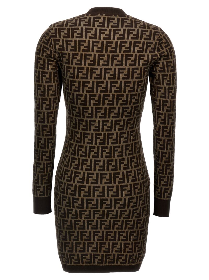 'FF' dress FZDC83ASJTF0GGE FENDI Brown