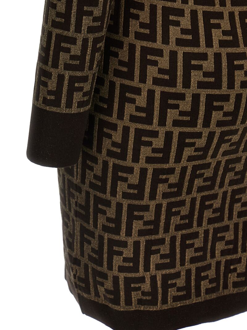 'FF' dress 100% cotton FENDI Brown