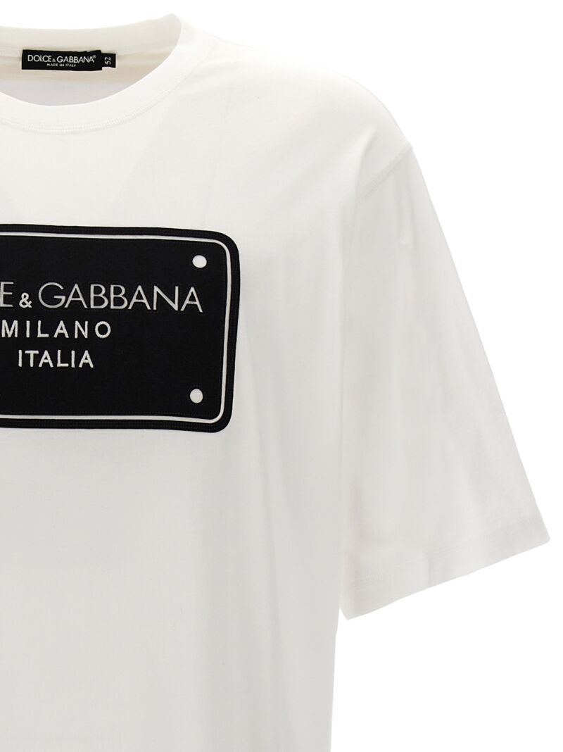 Logo T-shirt Man DOLCE & GABBANA White/Black