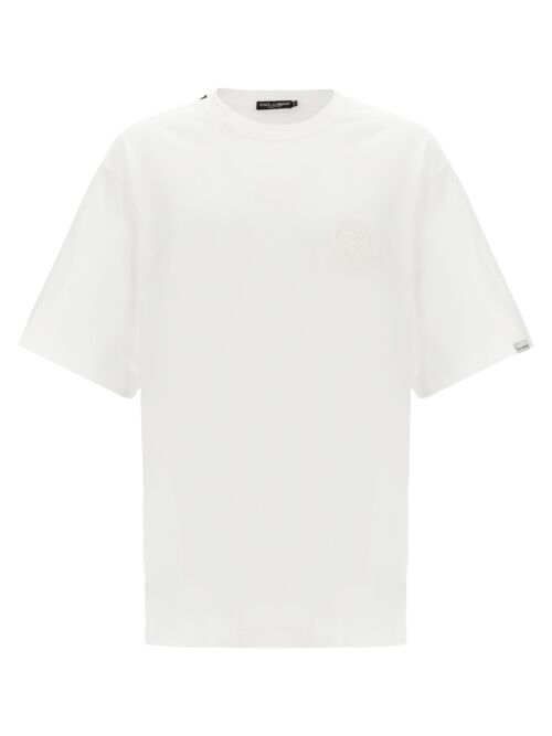 Logo embroidery t-shirt DOLCE & GABBANA White