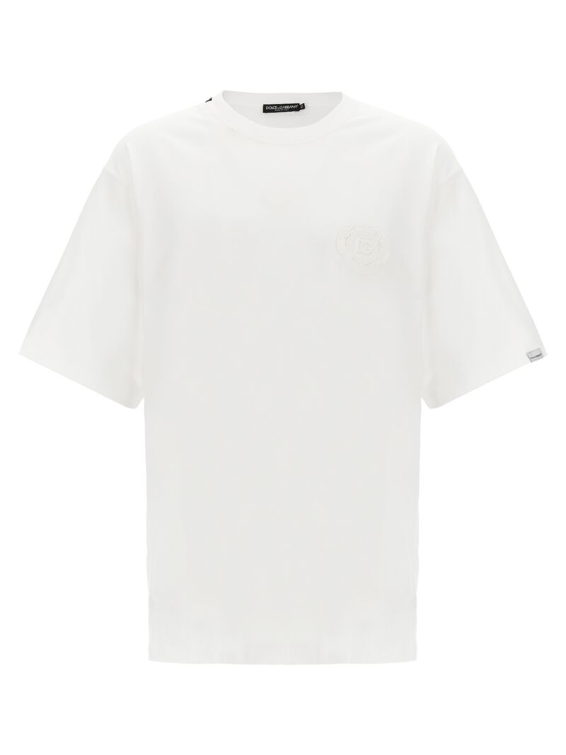 Logo embroidery t-shirt DOLCE & GABBANA White