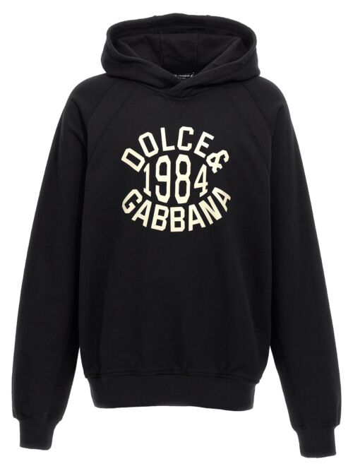 Logo print hoodie DOLCE & GABBANA Black