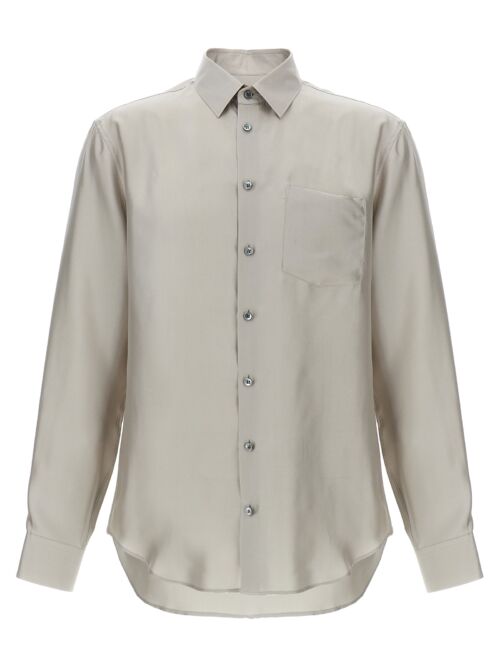 Silk shirt GIORGIO ARMANI Gray