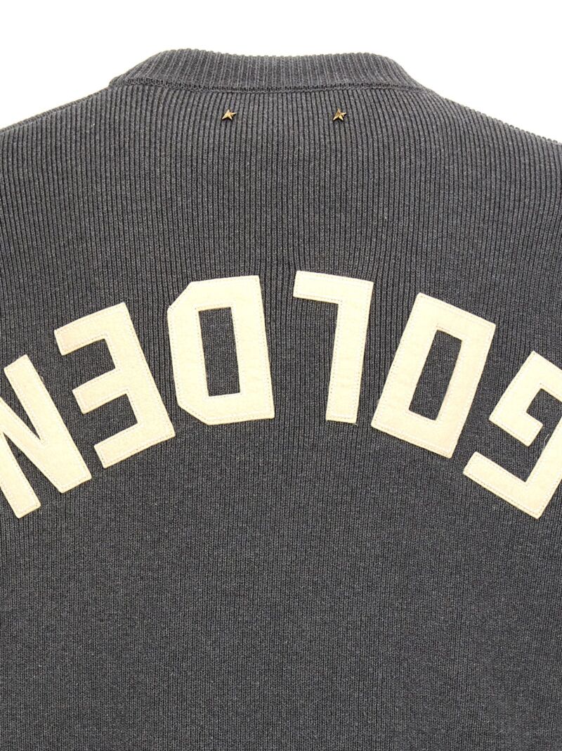 'Davis' sweater 96% cotton 3% polyamide 1% elastane GOLDEN GOOSE Gray