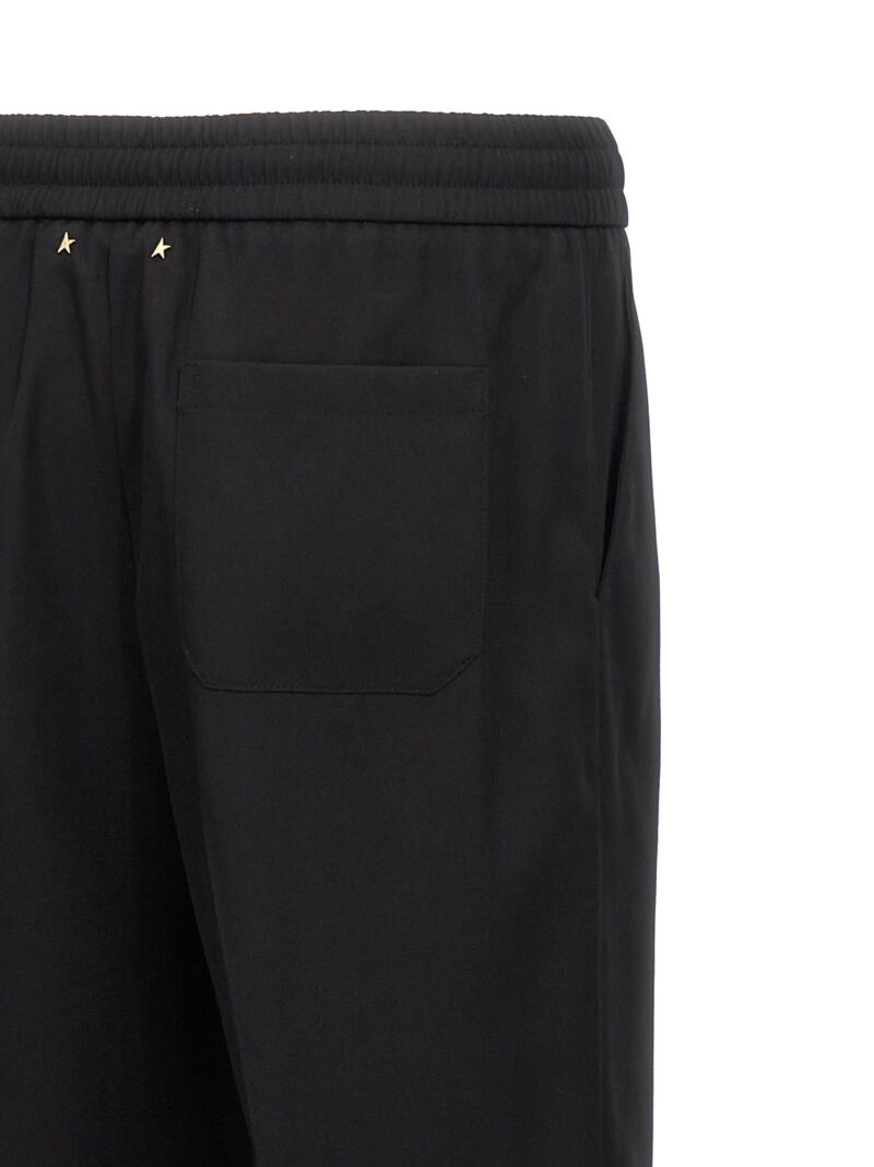 'Lennon Jogging' pants 100% virgin wool GOLDEN GOOSE Black