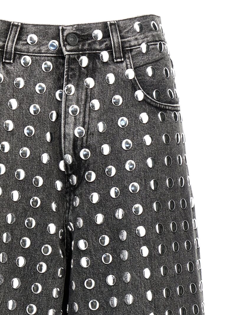 'Belle Black Studded' bermuda shorts Woman HAIKURE Black