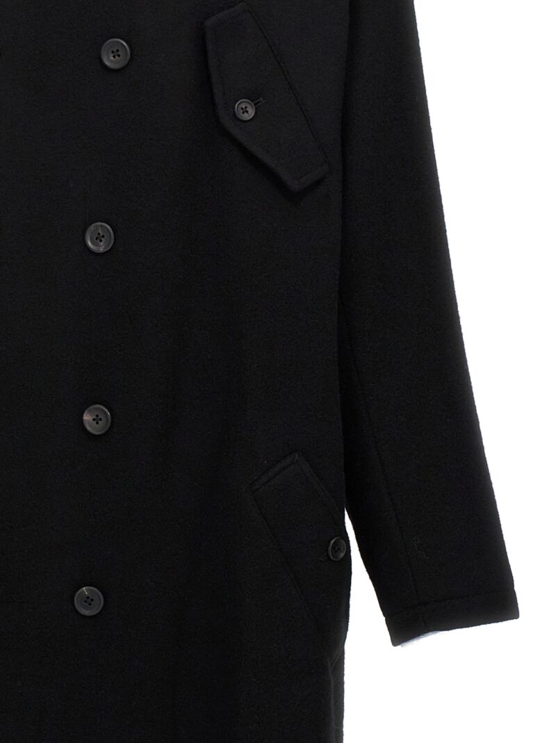 'M-W Front Hooded' coat 90% wool