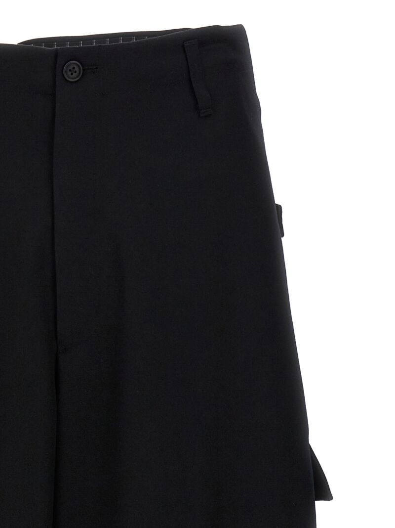 'Tab Wide P' pants Man YOHJI YAMAMOTO Black