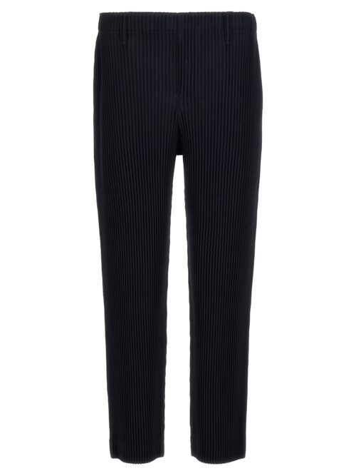 Pleated pants HOMME PLISSE' ISSEY MIYAKE Blue