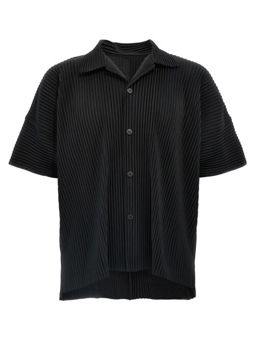 'MC July' shirt HOMME PLISSE' ISSEY MIYAKE Black