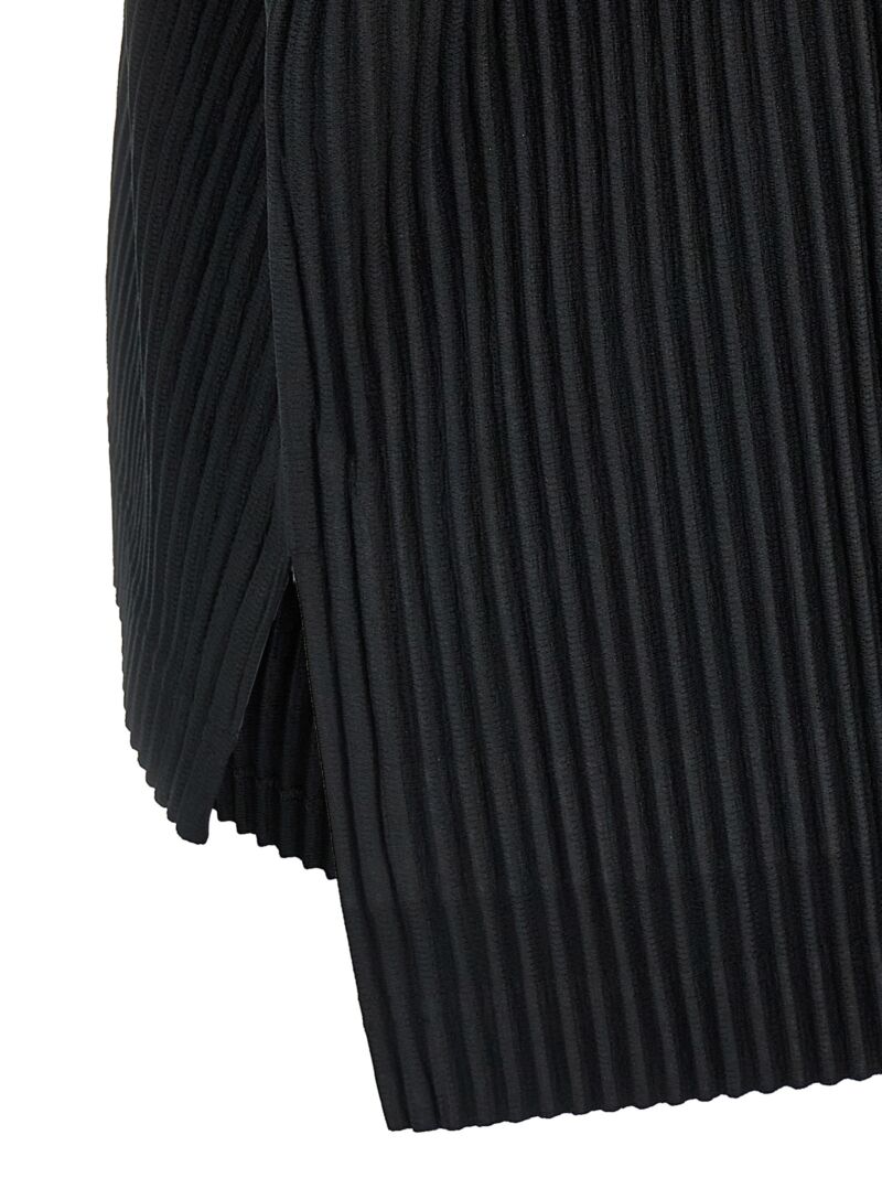 'MC July' shirt 100% polyester HOMME PLISSE' ISSEY MIYAKE Black