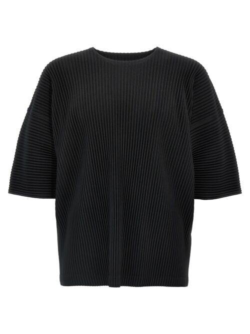 'MC July' T-shirt HOMME PLISSE' ISSEY MIYAKE Black