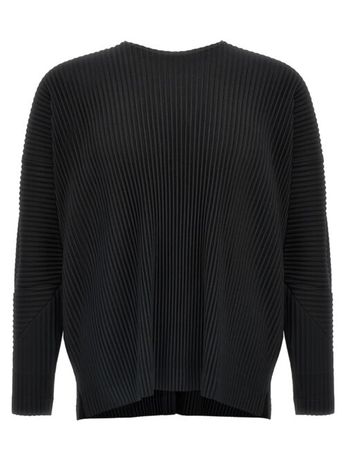 Pleated T-shirt HOMME PLISSE' ISSEY MIYAKE Black