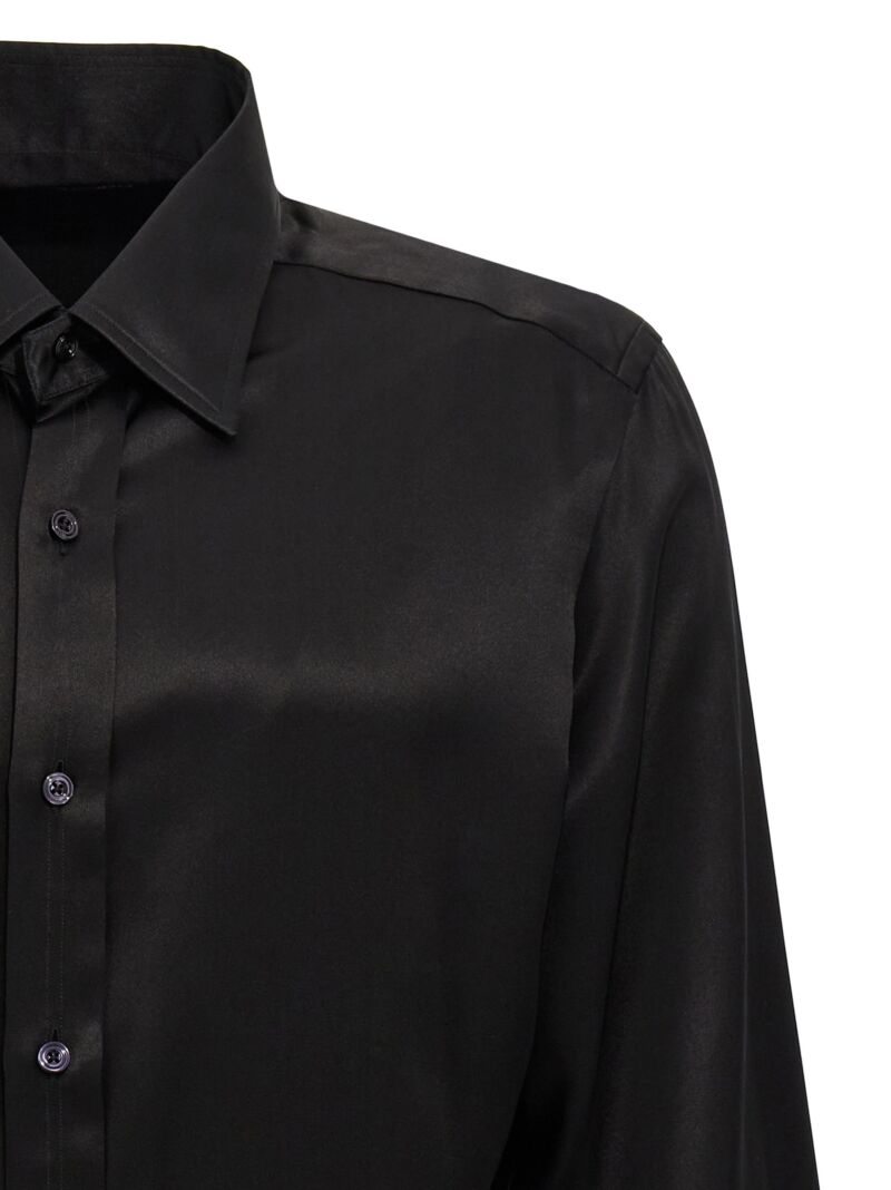 Charmeuse shirt Man TOM FORD Black