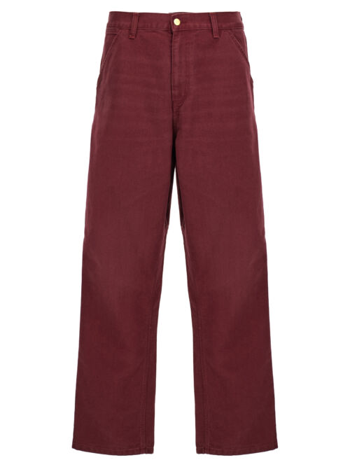 'Single Knee' pants CARHARTT WIP Bordeaux