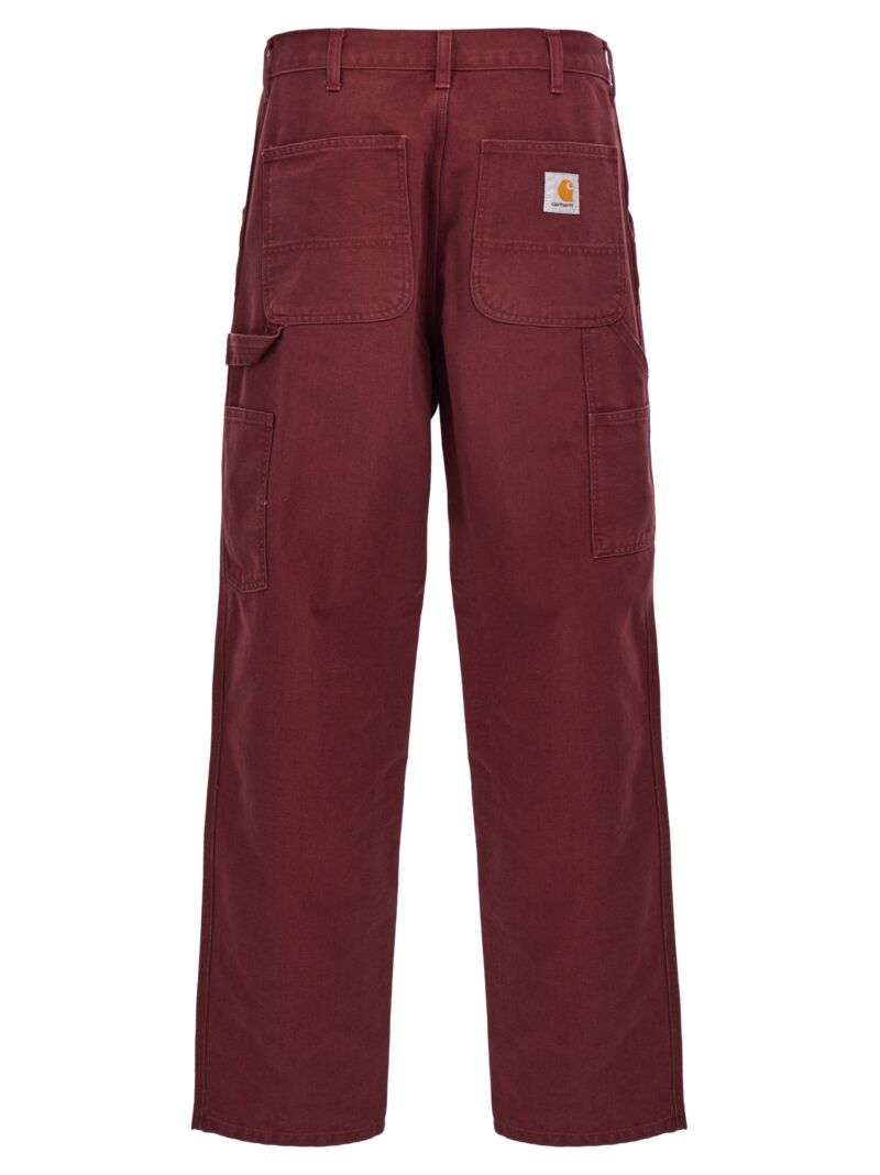 'Single Knee' pants I0314972BY3K CARHARTT WIP Bordeaux