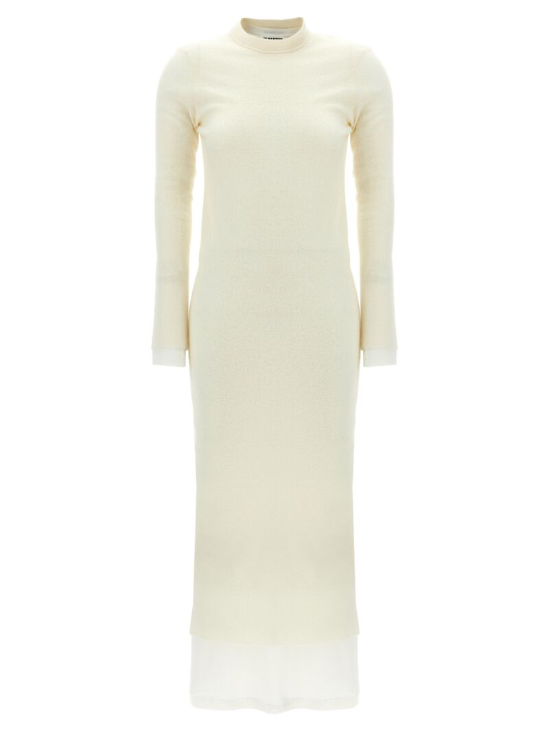 Dress with petticoat JIL SANDER White