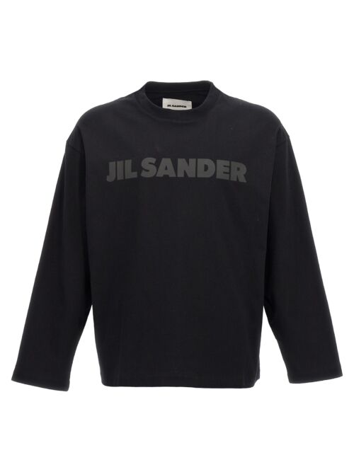 Logo print T-shirt JIL SANDER Black