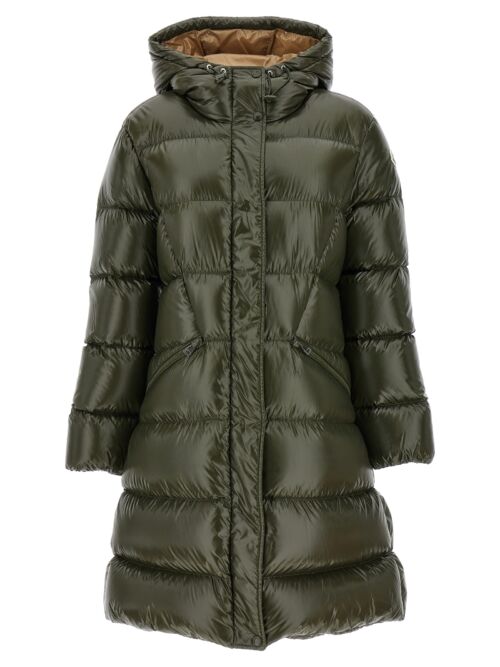 'Bellevue' long down jacket MONCLER Green