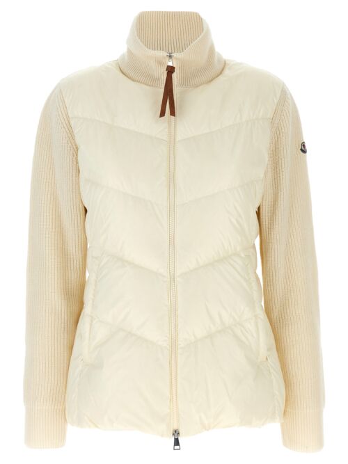 Padded cardigan MONCLER White