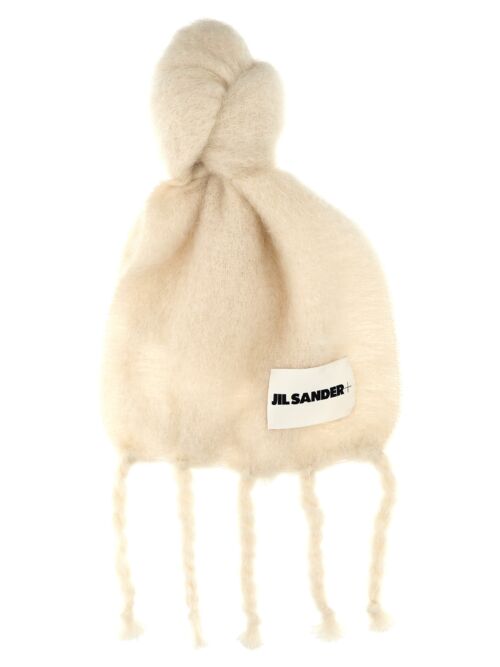 Logo label scarf JIL SANDER White