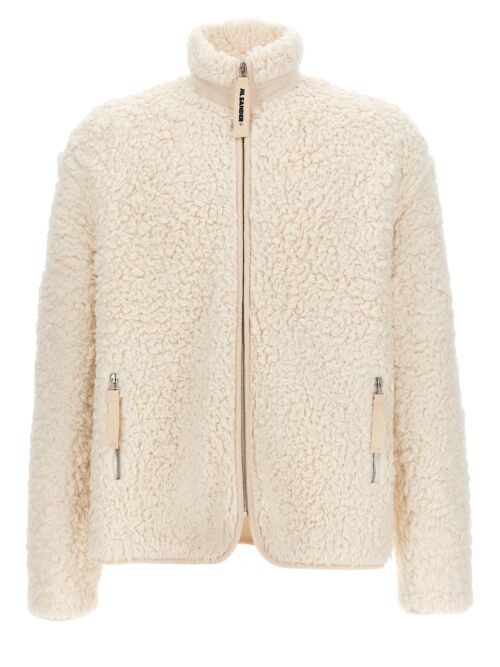 Faux fur jacket JIL SANDER White