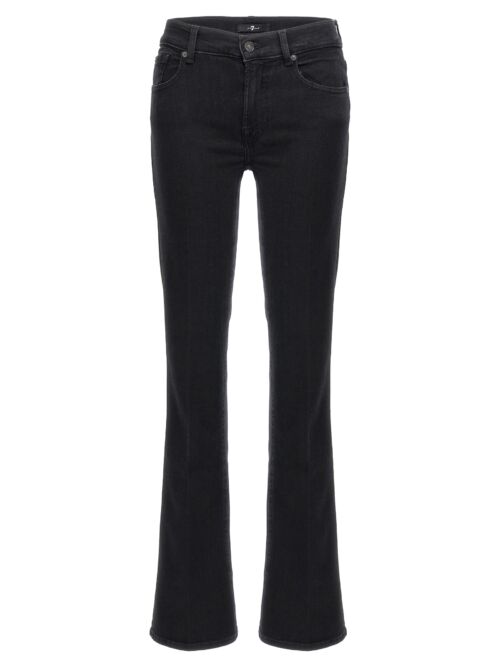 'Slim Illusion Saturday Night' jeans 7 FOR ALL MANKIND Black