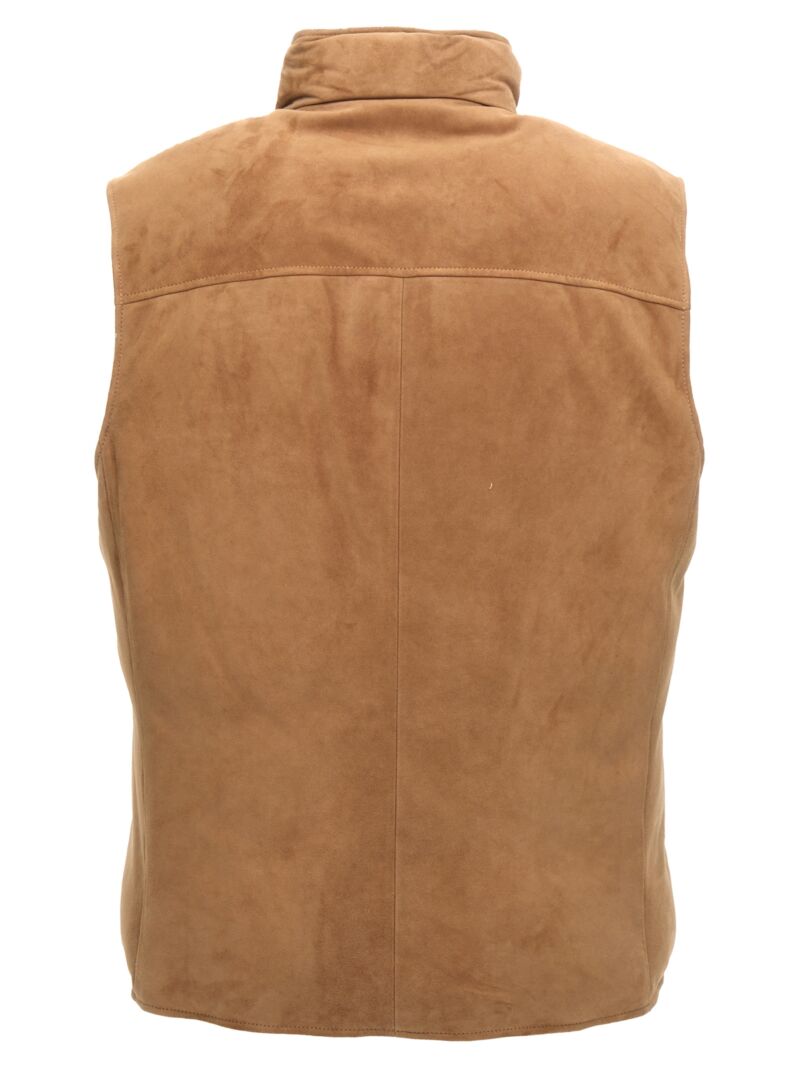 Suede vest M0PCL2013CRI25 BRUNELLO CUCINELLI Beige