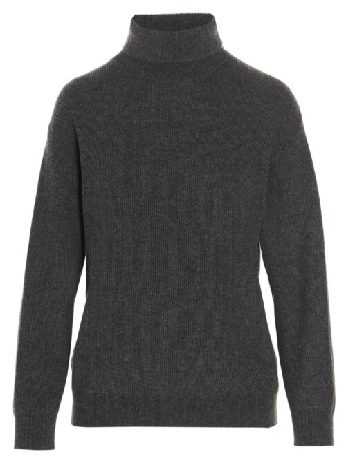 Monile detail sweater BRUNELLO CUCINELLI Gray