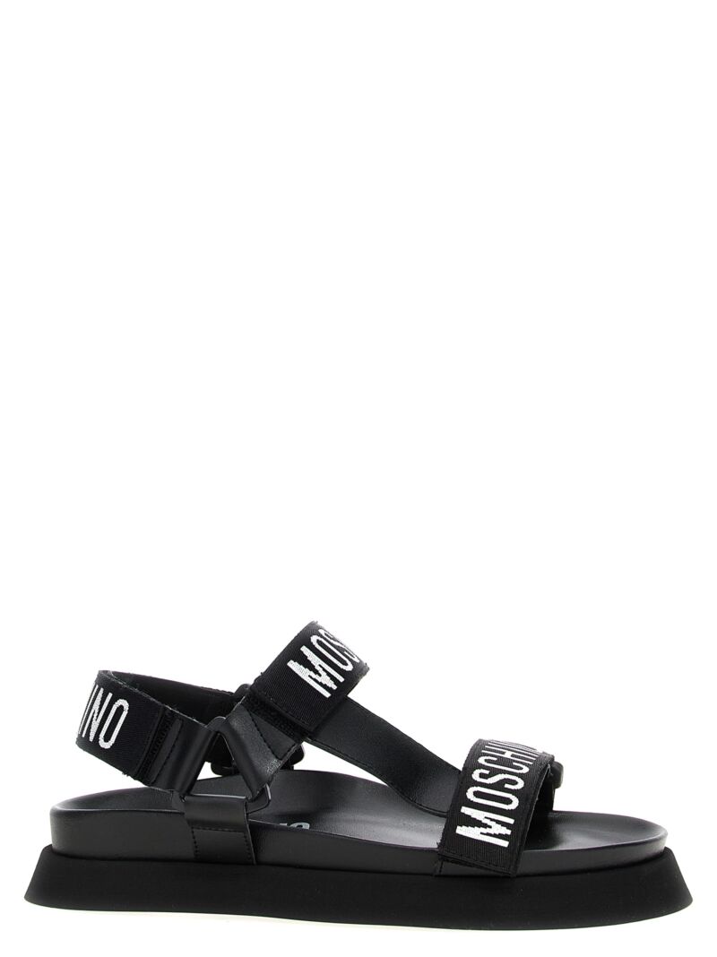 'Fusebett' sandals MOSCHINO White/Black