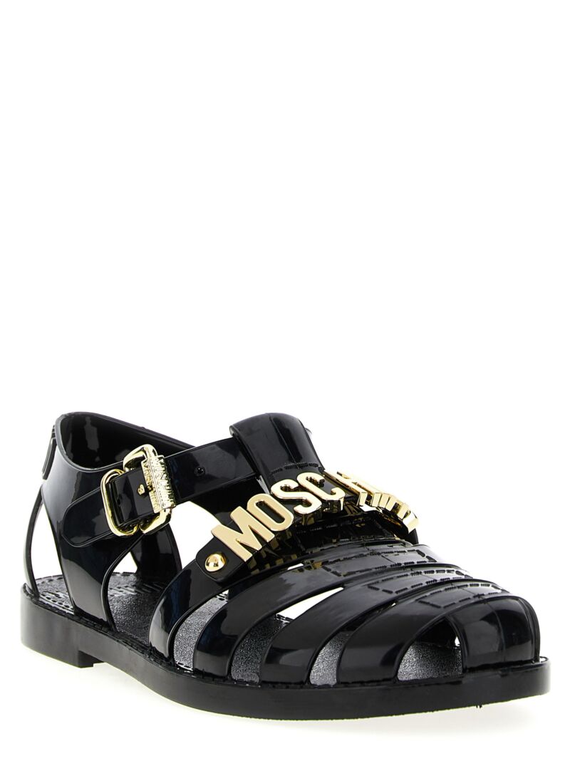 Jelly sandals MA16501G1LM20000 MOSCHINO Black