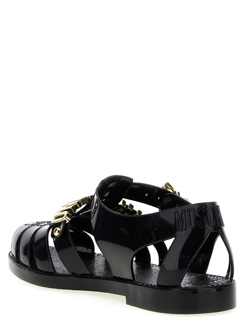 Jelly sandals Woman MOSCHINO Black