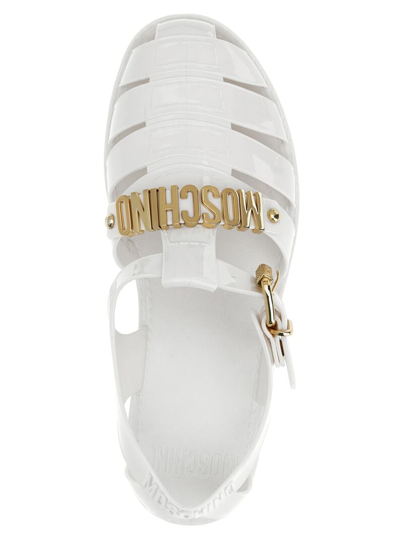 'Jelly' sandals 100% PVC MOSCHINO White