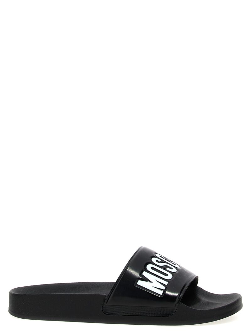 'Moschino' slides MOSCHINO White/Black