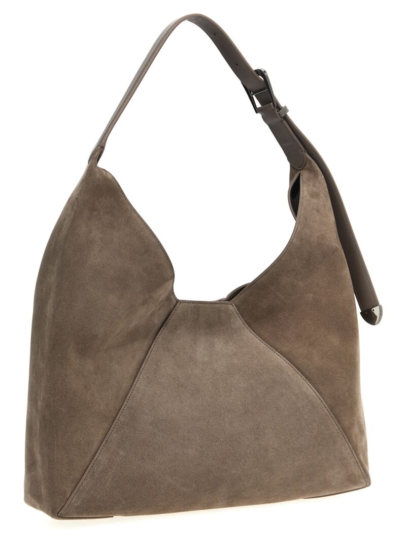 'Hobo' shoulder bag MBHID3678C8212 BRUNELLO CUCINELLI Beige