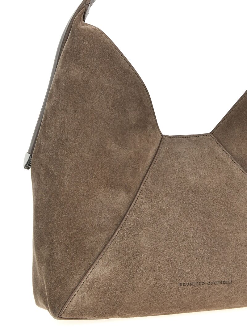 'Hobo' shoulder bag Woman BRUNELLO CUCINELLI Beige