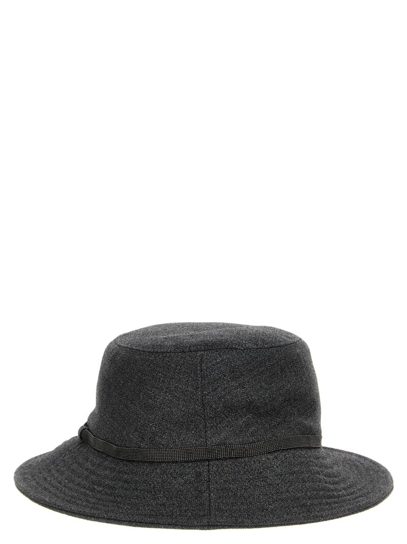 'Monile' hat Woman BRUNELLO CUCINELLI Gray