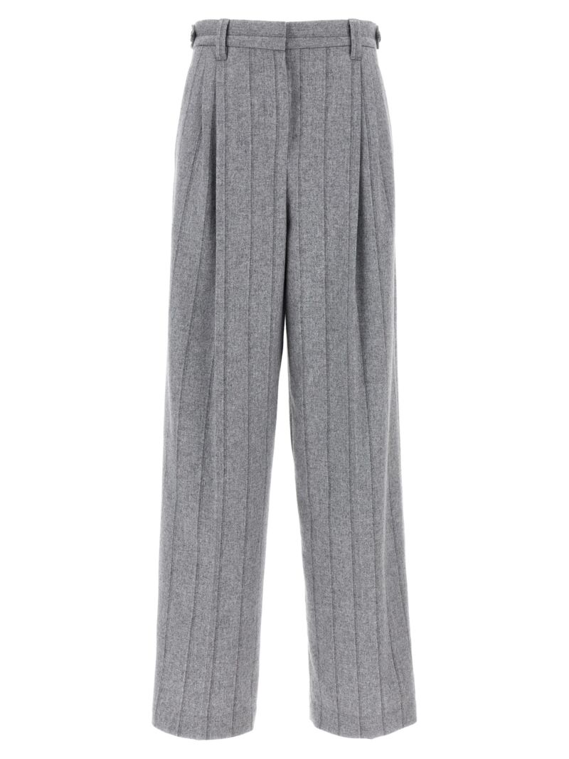 Pinstripe pants BRUNELLO CUCINELLI Gray