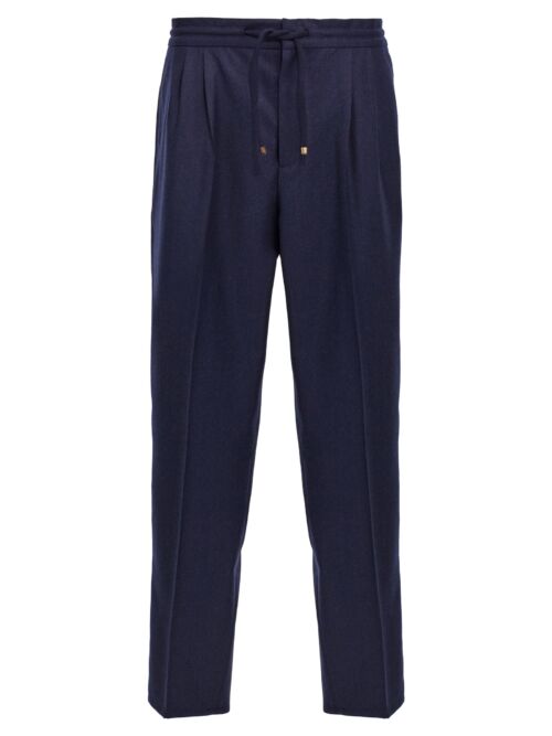 Front pleat pants BRUNELLO CUCINELLI Blue