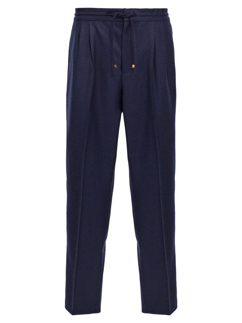 Front pleat pants BRUNELLO CUCINELLI Blue