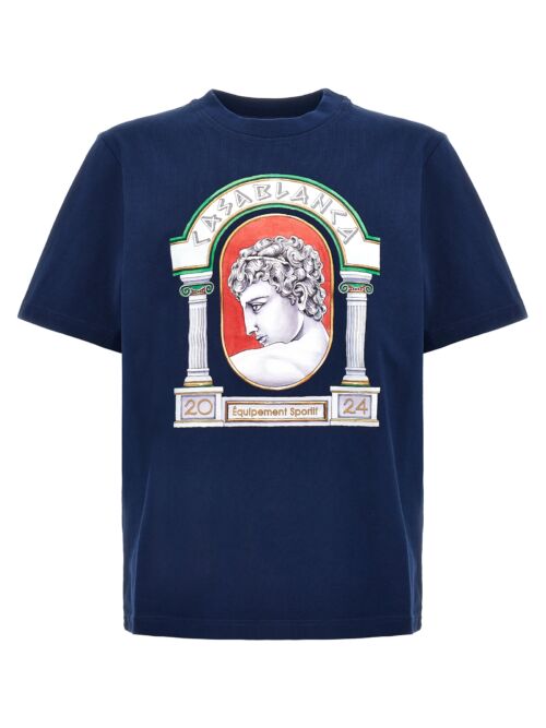 'La Medaille' T-shirt CASABLANCA Blue