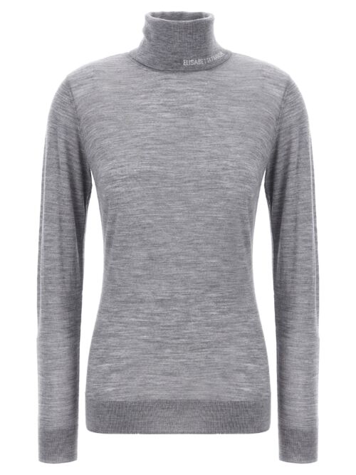 Wool turtleneck sweater ELISABETTA FRANCHI Gray