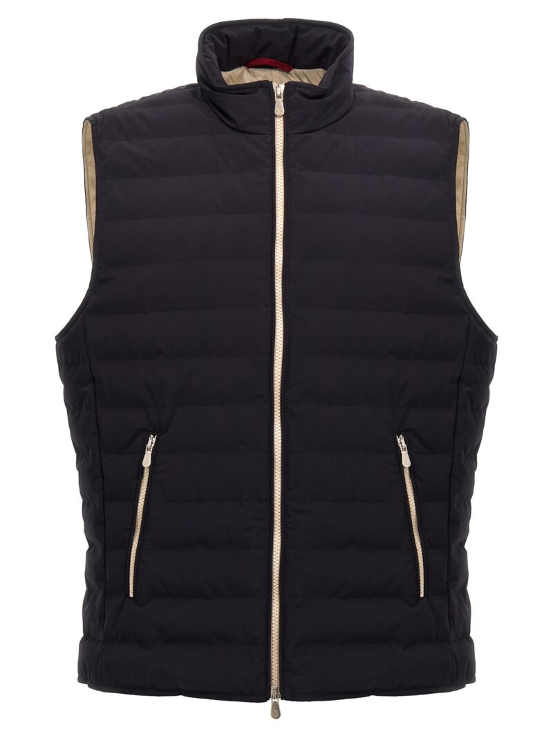 Padded vest BRUNELLO CUCINELLI Blue