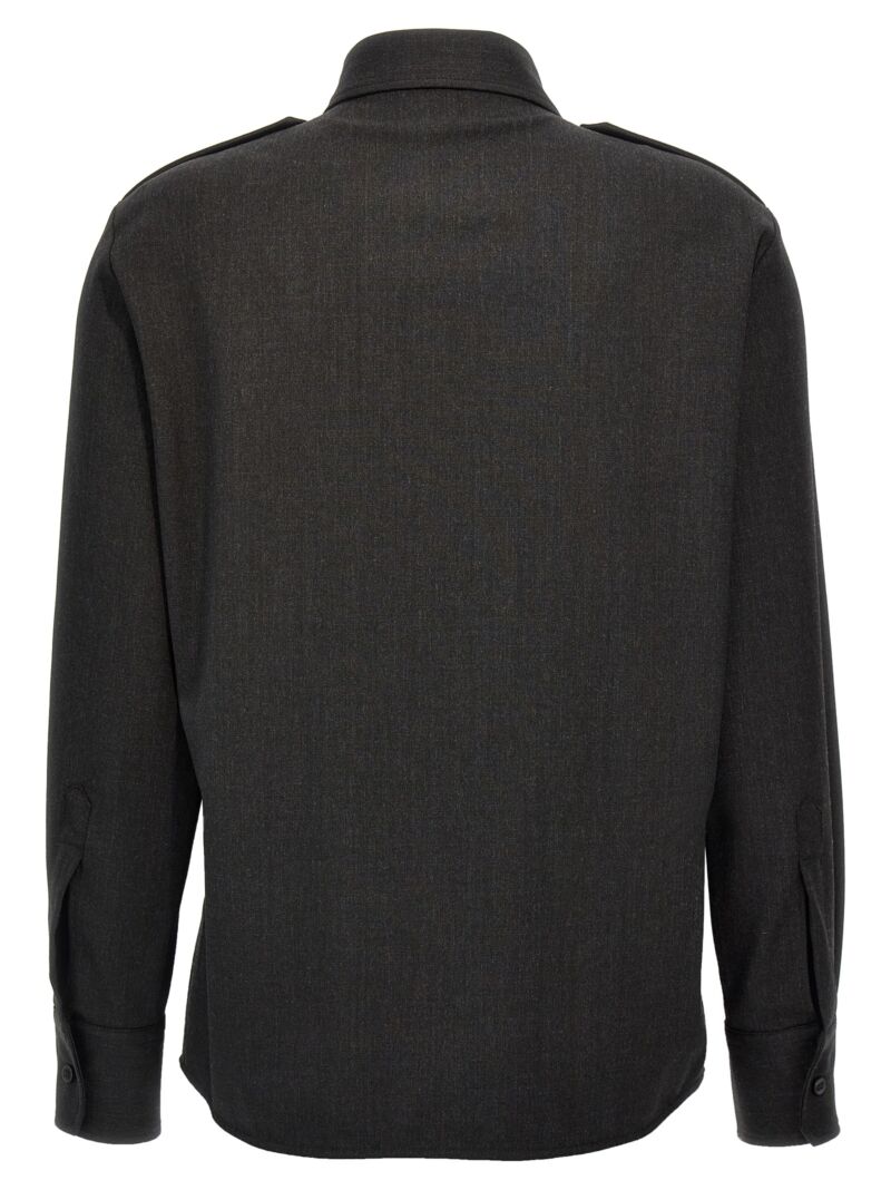 Wool shirt MM825W0028591 ALBERTO BIANI Gray