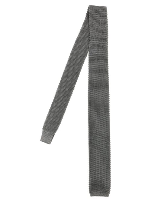 Operated tie BRUNELLO CUCINELLI Gray