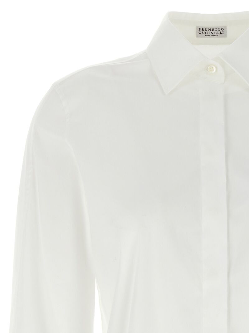 'Monile' shirt Woman BRUNELLO CUCINELLI White