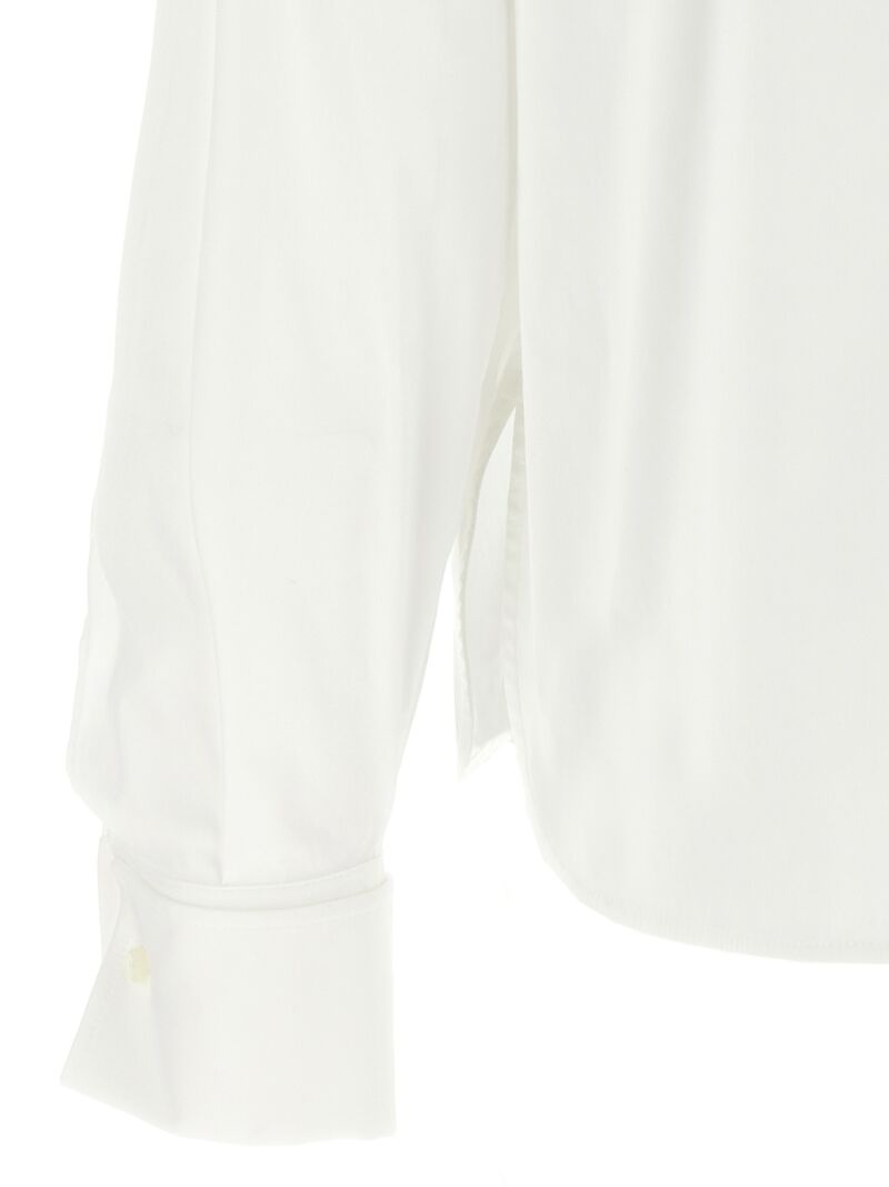 'Monile' shirt 72% cotton 23% polyamide 5% elastane BRUNELLO CUCINELLI White