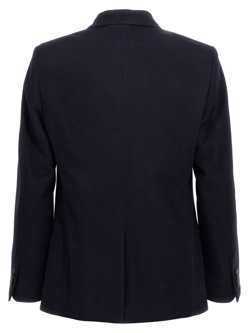 'Decorative Basting' blazer MRCA002699TU2H8B0387 ETRO Blue