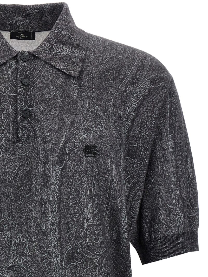 'Paisley' polo shirt Man ETRO Multicolor